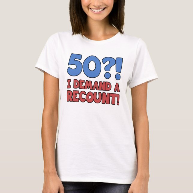 T-shirt Drôle 50e anniversaire Gag cadeau (Devant)