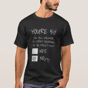 T-shirt Drôle 50e anniversaire Gag Idée cadeau 50 ans Jok