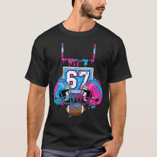 T-shirt Drôle 67 Football Glace Goutte 67Ème