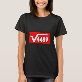 T-shirt Drôle 67 Mème Racine carrée 4489 Argot Prof de mat
