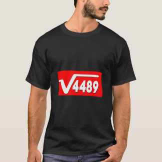 T-shirt Drôle 67 Mème Racine carrée 4489 Argot Prof de mat