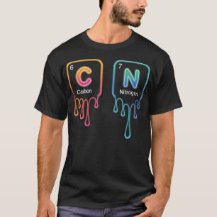 T-shirt Drôle 67 Mème Six Sept Professeur Science Périodiq