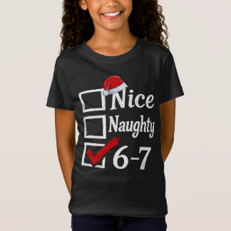 T-Shirt Drôle 6-7 Mème Sympa Coquin 67 Noël Cerveau Pourri