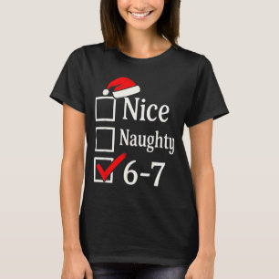 T-shirt Drôle 6-7 Mème Sympa Mauvais 67 Noël Cerveau Pourr
