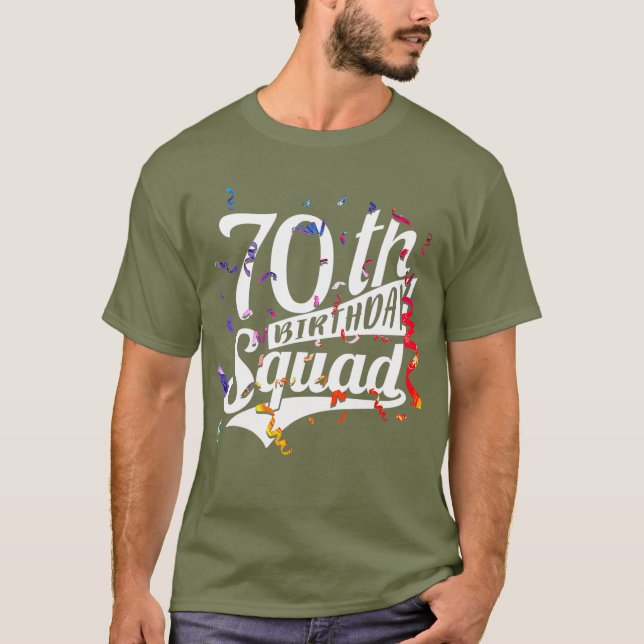 T-shirt Drôle 70e anniversaire Cadeaux pour hommes femmes  (Devant)