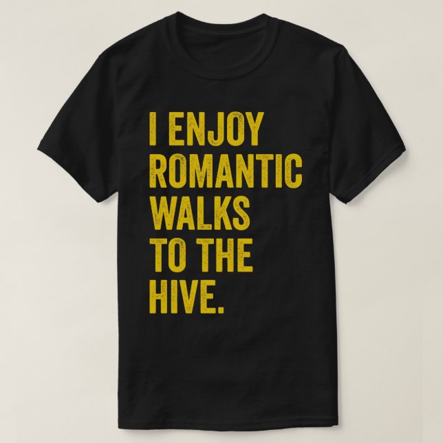 T-shirt Drôle Abeille Hive (Design devant)