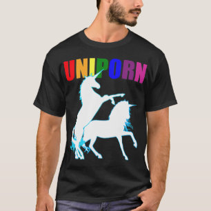 T-shirt Drôle Adulte Gay Sale Unicorne Naught Inapproprié