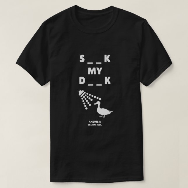 T-shirt Drôle Adulte Humour sale (Design devant)