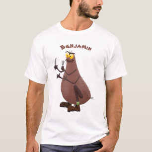 T-shirt Drôle affamé pulette affamée dessin animé