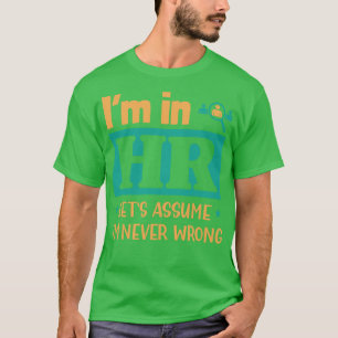 T-shirt Drôle Agent des RH Cadeau du travailleur en ressou