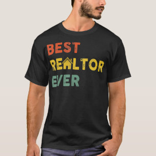 T-shirt Drôle Agent Immobilier Cadeau Meilleur Réalisateur