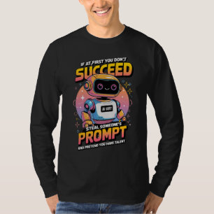 T-shirt 🤖 Drôle Ai Invite Image Vol Mèmes Sarcastiques