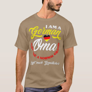 T-shirt Drôle Allemagne Allemande Oma Allemande Mémé Deuts