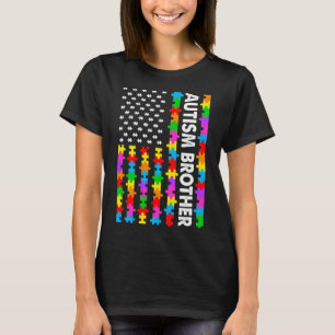 T-shirt Drôle Américain Autisme Frère Autisme Lauréats