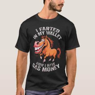 T-shirt drôle âne argent gaz, humour d'inflation âne