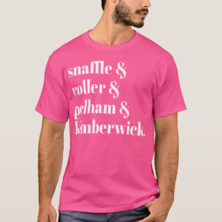 T-shirt Drôle Anglais Horse Jargon Bits Equestriers