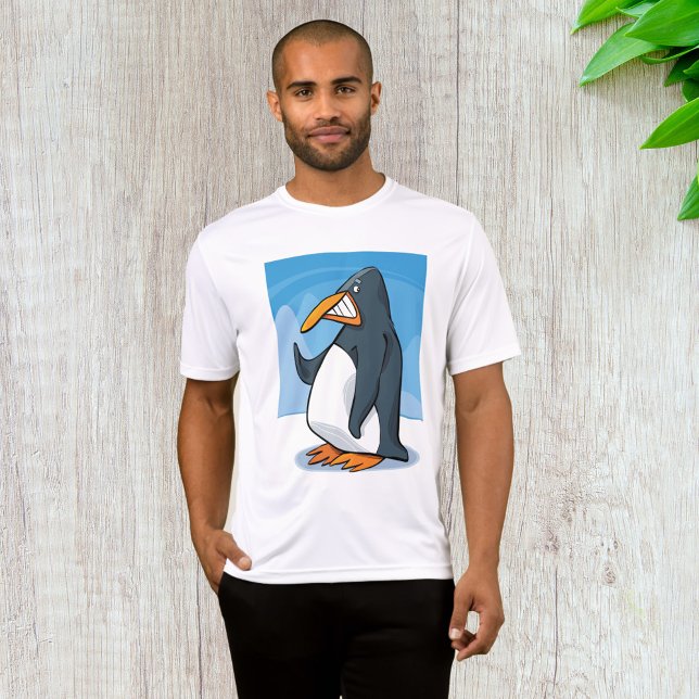T-shirt Drôle Angry Penguin Cartoon Cool (Créateur téléchargé)