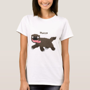 T-shirt Drôle animal avide de carcajou