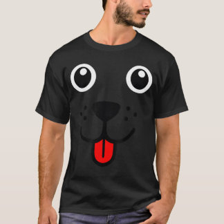 T-shirt Drôle Animal De Compagnie Chien Chiot Heureux Émot