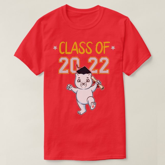 T-shirt Drôle Animaux De Graduation Classe De 2022 Diplômé (Design devant)