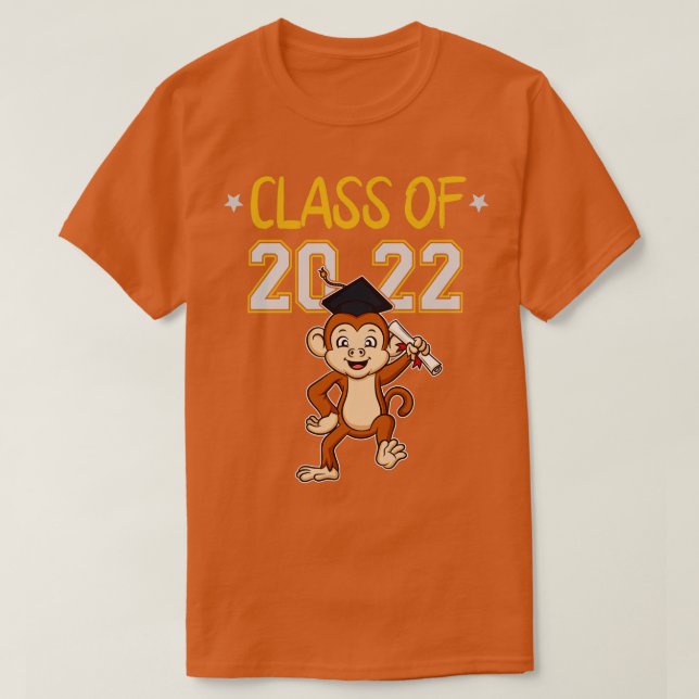 T-shirt Drôle Animaux De Graduation Classe De 2022 Diplômé (Design devant)