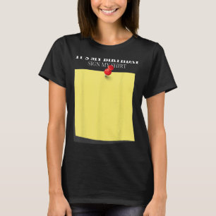 T-shirt Drôle Anniversaire Digne Fête Cadeau Signale Ma Fê