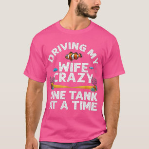 T-shirt Drôle Aquarium Designs Hommes Papa Mari Poisson Ta