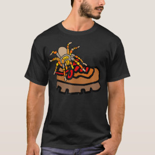 T-shirt Drôle Araignée Tarantula En Randonnée Dessin De Dé