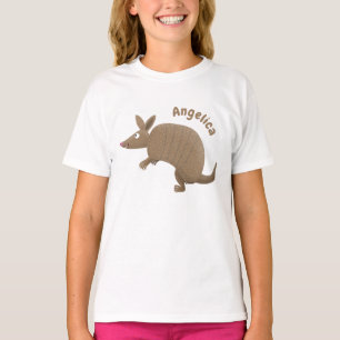 T-shirt Drôle armadillo joyeux dessin animé