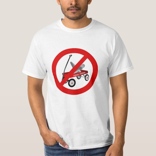 T-shirt Drôle aucune chemise de chariots de Jack (Devant)