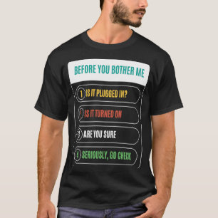 T-shirt Drôle avant que vous ne m'ennuie est il branché da
