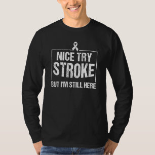 T-shirt Drôle AVC Survivor Cute Brain Attaques Hommes Femm