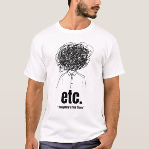 T-Shirt drôle avec citation "etc."