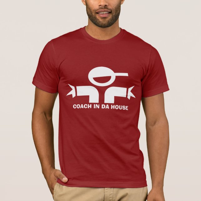 T-shirt drôle avec la citation pour l'entraîneur (Devant)