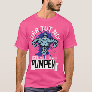 T-shirt drôle avec texte allemand Der Tut Nix Der 