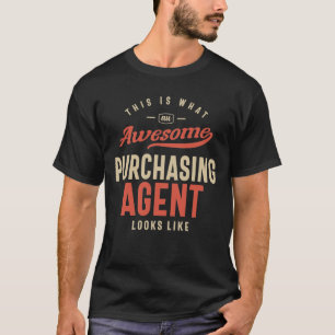 T-shirt Drôle Awesome Agent d'achat Profession d'emploi