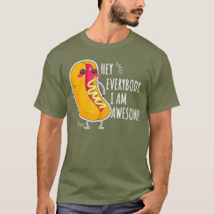 T-shirt Drôle Awesome Hot Dog Sausage Hotdogolists cadeau