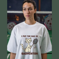 Drôle Badminton Dit