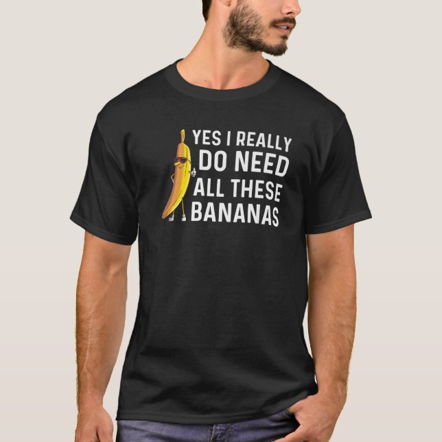 T-shirt Drôle Banana Cadeaux Hommes Femmes Fruit Mangeur L (Devant)