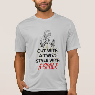 T-shirt Drôle Barber Devis Cadeau Barbershop Professionnel