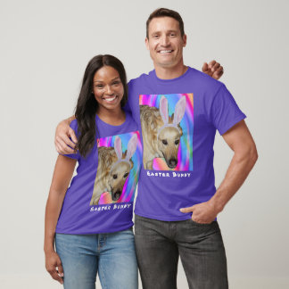 T-shirt Drôle berger allemand chien de Pâques lapin oreill