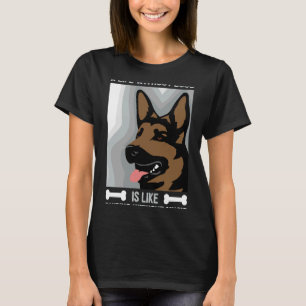 T-shirt Drôle Berger Allemand Vêtements Pour Un Propriétai