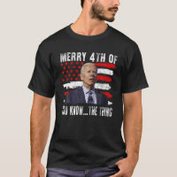 Drôle Biden Confus Joyeux Heureux 4ème de vous Sav