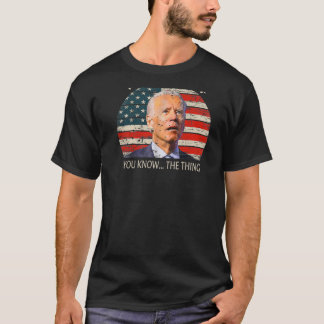 T-shirt Drôle Biden Dazed Joyeux 4E D'Entre Vous Connaisse