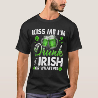 T-shirt Drôle Bière Drunk Irlandais Happy Patrick's Day Lu