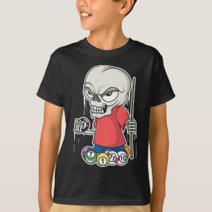 T-shirt Drôle Billard Crâne I Snooker Pool Joueur Cadeaux