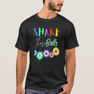 T-shirt Drôle Bingo Caller Gamble Lottery Shake Cette Ball