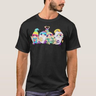 T-shirt Drôle Bonjour été mignon Gnome Plage Vacay japonai