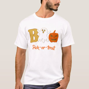 T-shirt drôle Boo Halloween pour hommes