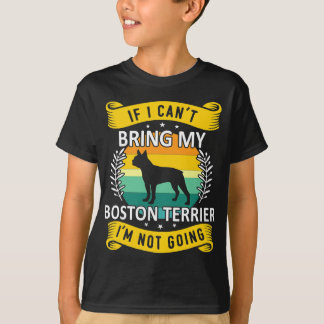 T-shirt Drôle Boston Terrier Cadeau Pour Animaux De Compag